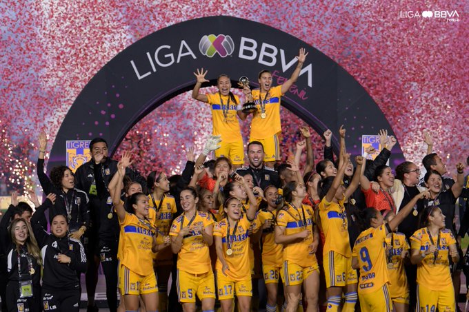 Tigres consigue su 5° campeonato femenil